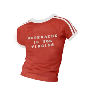 SUPERACHE IS FOR VIRGINS RINGER TEE-Conan Gray Merch